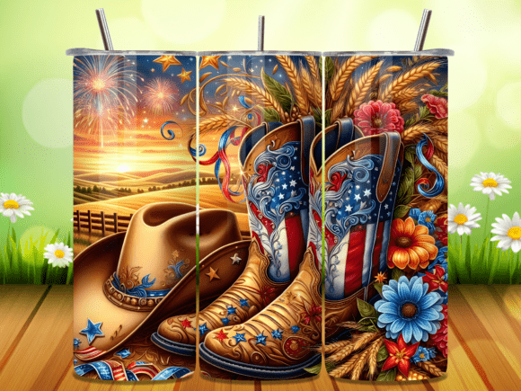 Download Cowboy Boots Country 4th of July Tumbler - 4th of july tumbler Collection